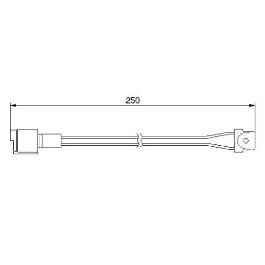1 987 474 905 Warning Contact, brake pad wear