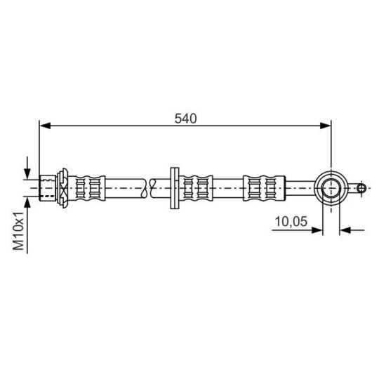 1 987 476 837 Brake Hose