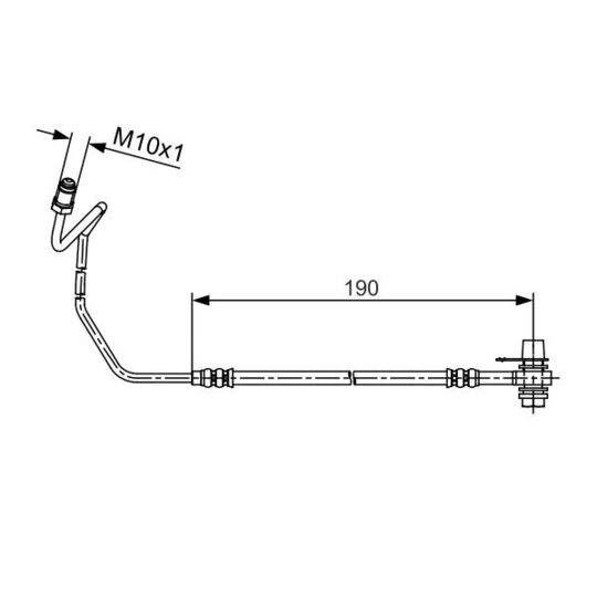 1 987 481 535 Brake Hose