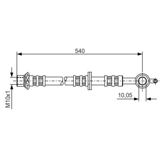 1 987 476 838 Brake Hose