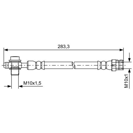 1 987 481 736 Brake Hose
