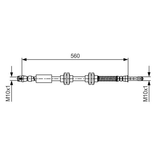 1 987 481 664 Brake Hose