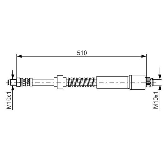 1 987 476 675 Brake Hose