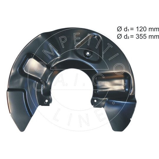 56166 Splash Panel, brake disc