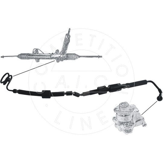55527 Hydraulic Hose, steering system