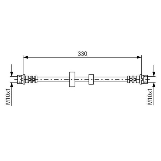 1 987 476 411 Brake Hose