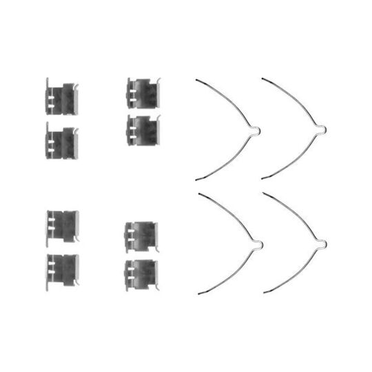 1 987 474 396 Accessory Kit, disc brake pad