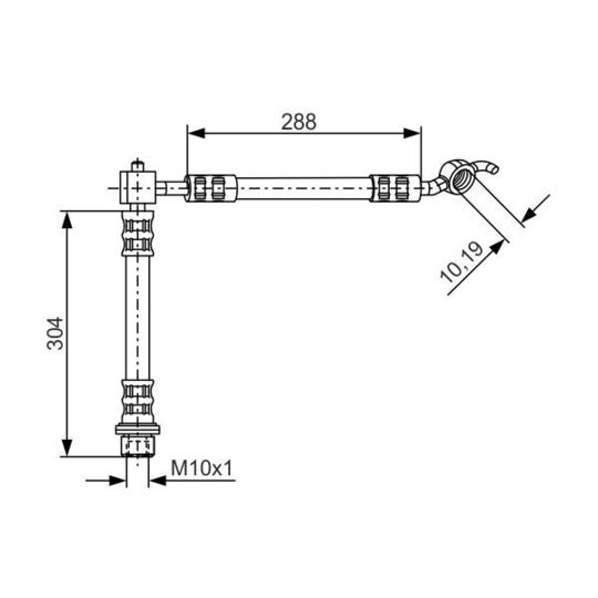 1 987 476 358 Brake Hose