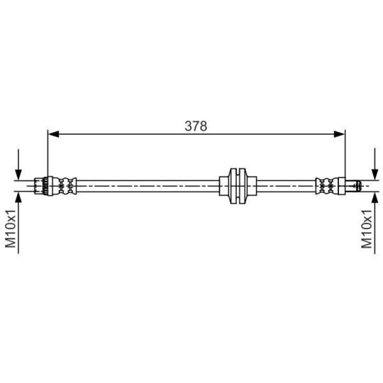 1 987 481 707 Brake Hose