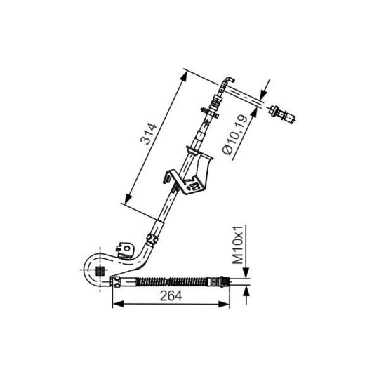 1 987 481 428 Brake Hose