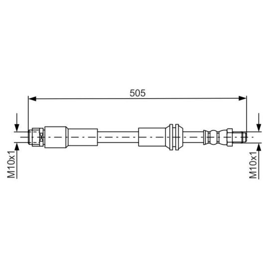 1 987 481 675 Brake Hose
