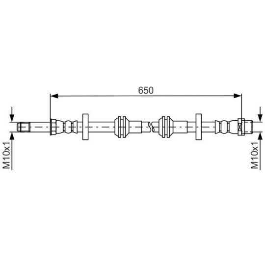 1 987 481 690 Brake Hose