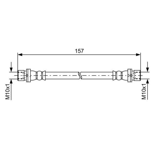1 987 481 642 Brake Hose