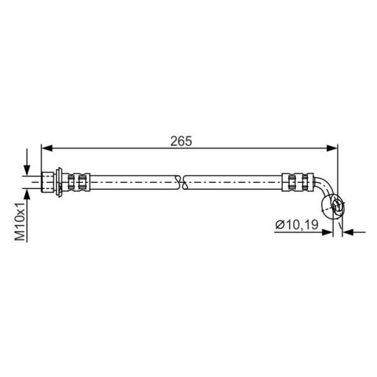 1 987 481 127 Brake Hose