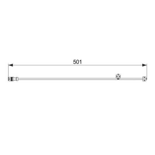 1 987 474 556 Warning Contact, brake pad wear