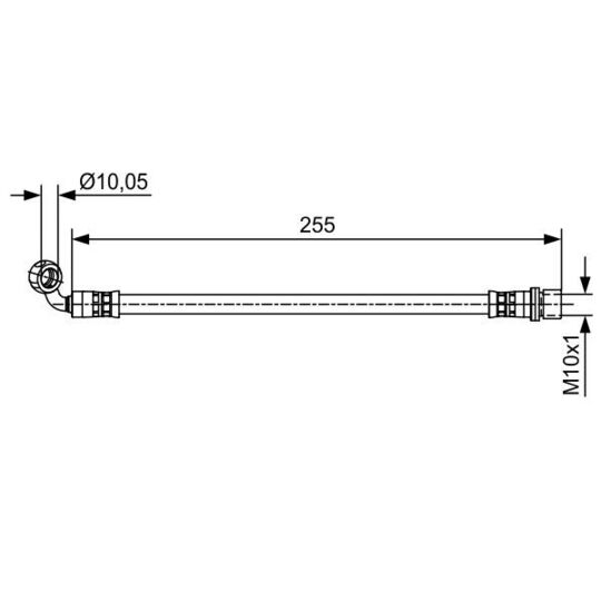 1 987 481 647 Brake Hose