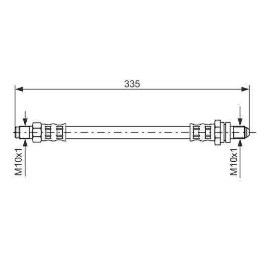 1 987 476 600 Brake Hose