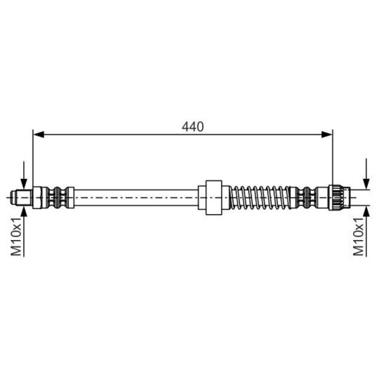 1 987 476 651 Brake Hose