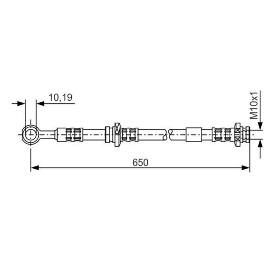 1 987 476 364 Brake Hose