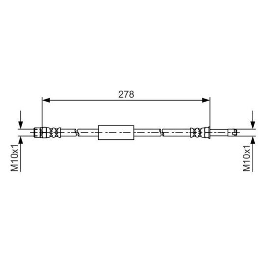 1 987 481 617 Brake Hose
