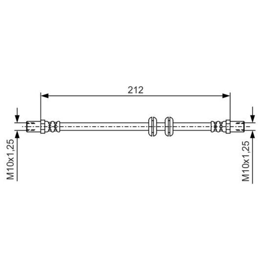 1 987 481 A51 Brake Hose