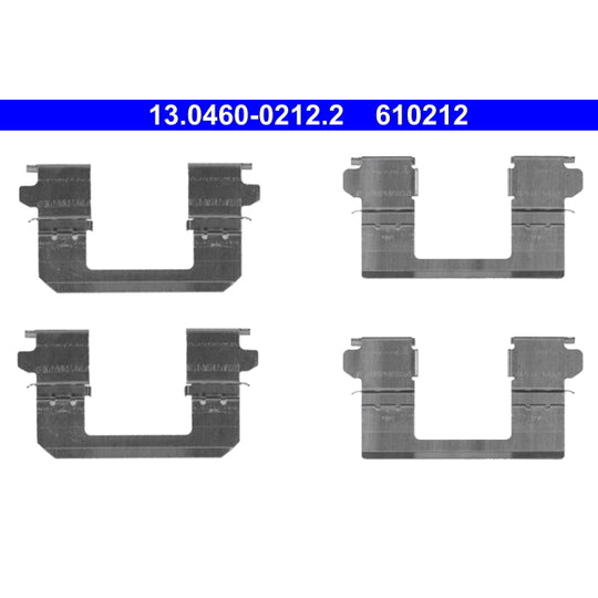 13.0460-0212.2 Accessory Kit, disc brake pad