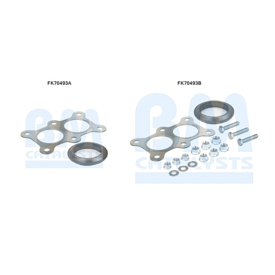 FK70493 Mounting Kit, exhaust pipe