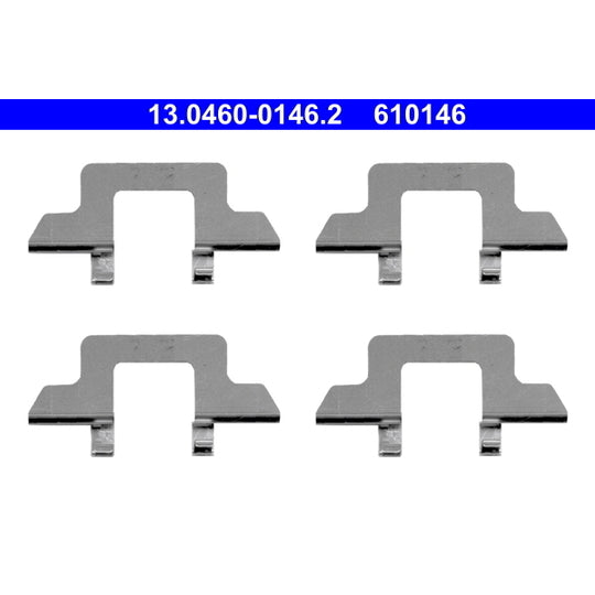 13.0460-0146.2 Accessory Kit, disc brake pad