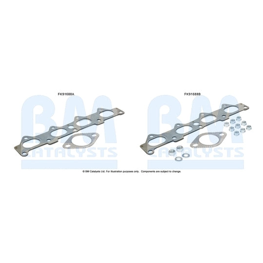 FK91688 Mounting Kit, catalytic converter