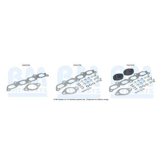 FK91275 Mounting Kit, catalytic converter