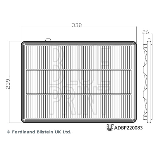 ADBP220083 Air filter