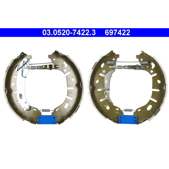 03.0520-7422.3 Brake Shoe Set