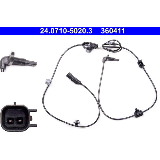 24.0710-5020.3 Sensor, wheel speed