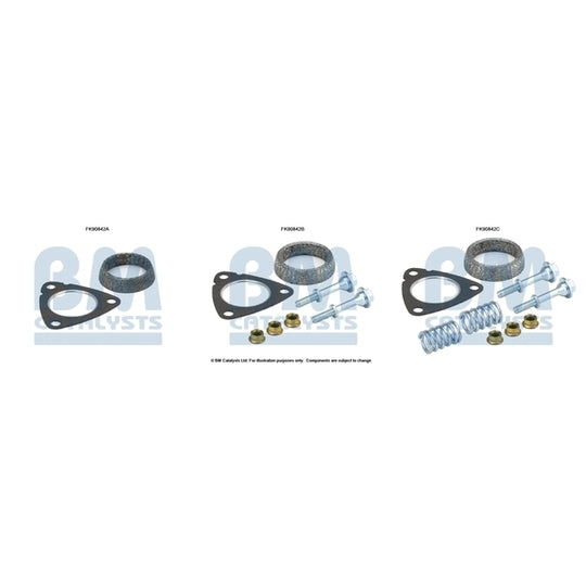 FK90842 Mounting Kit, catalytic converter
