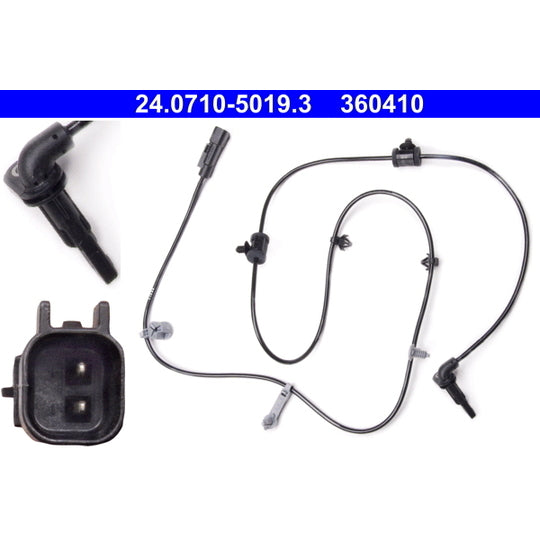 24.0710-5019.3 Sensor, wheel speed