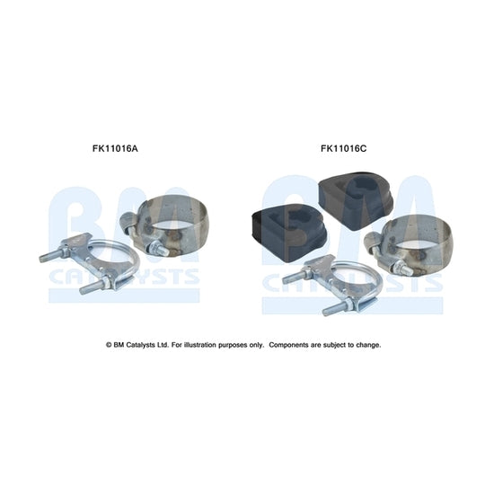 FK11016 Mounting Kit, soot filter