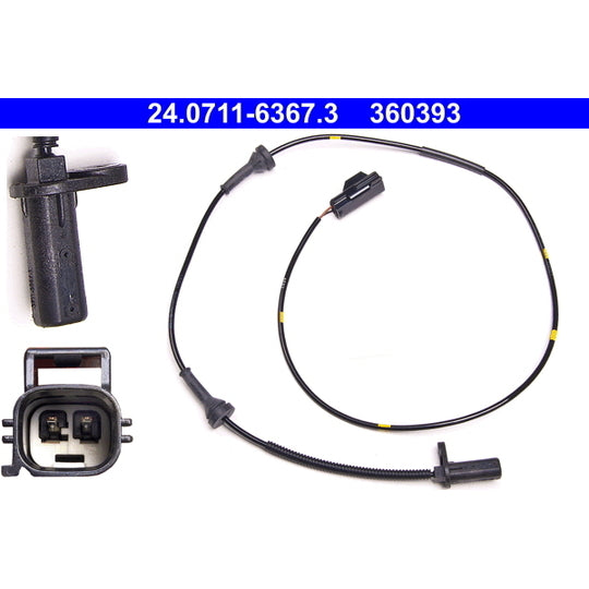 24.0711-6367.3 Sensor, wheel speed