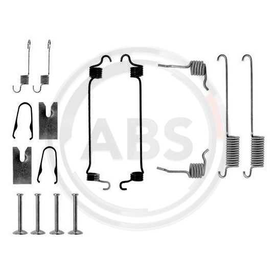 0751Q Accessory Kit, brake shoes