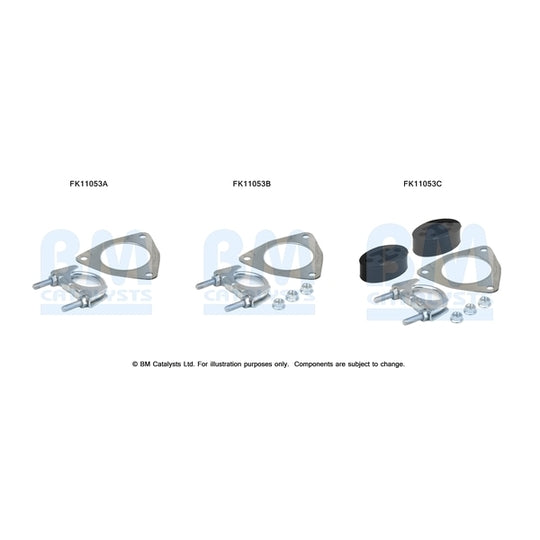 FK11053 Mounting Kit, soot filter