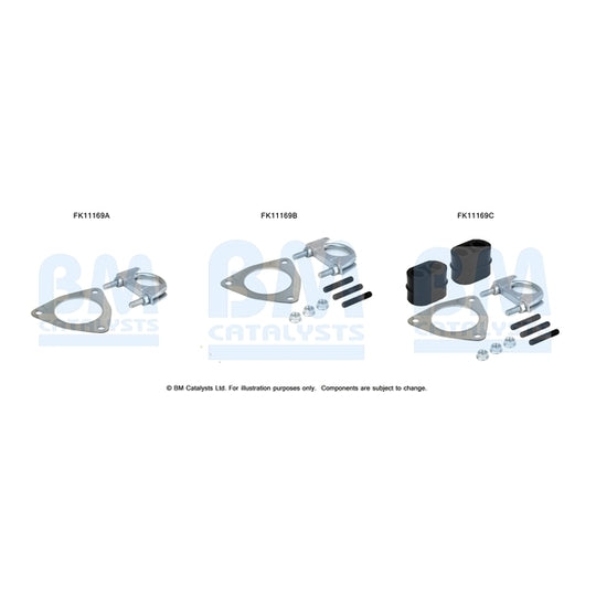 FK11169 Mounting Kit, soot filter