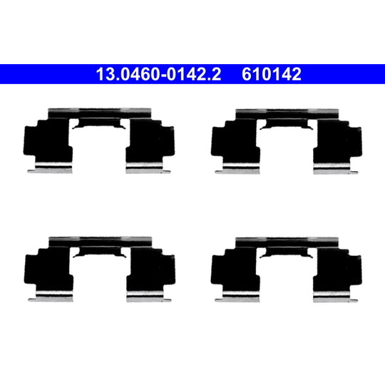 13.0460-0142.2 Accessory Kit, disc brake pad