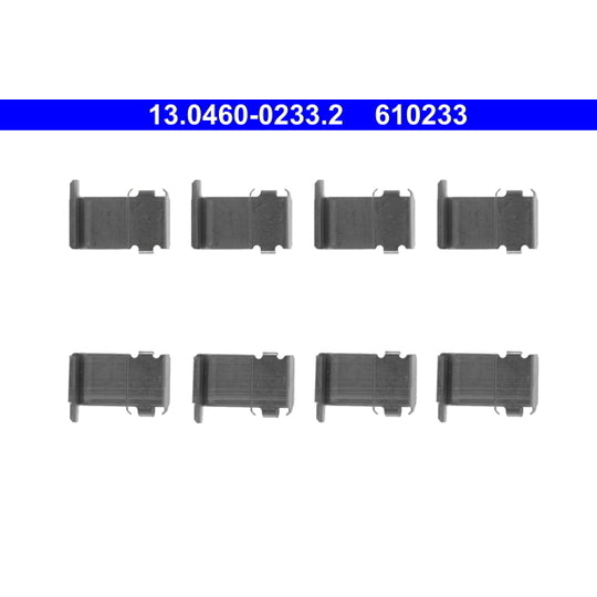 13.0460-0233.2 Accessory Kit, disc brake pad