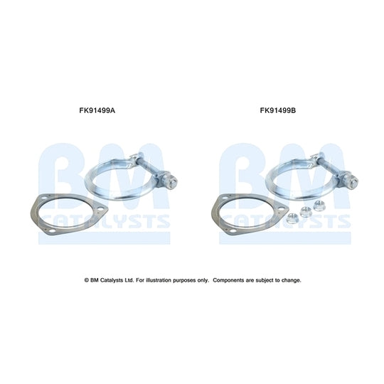 FK91499 Mounting Kit, catalytic converter