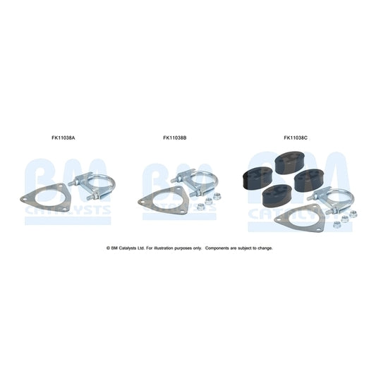 FK11038 Mounting Kit, soot filter