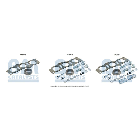 FK91873 Mounting Kit, catalytic converter