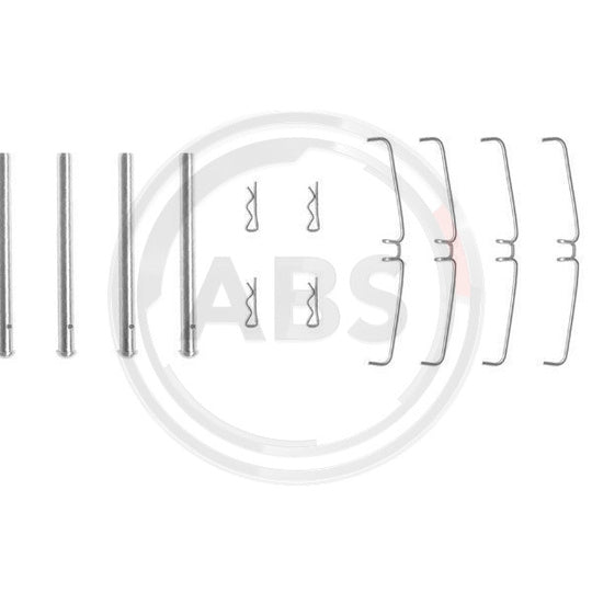 0965Q Accessory Kit, disc brake pad