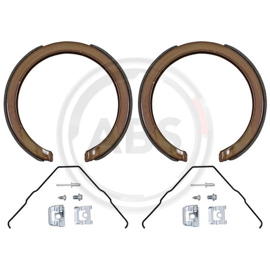 9025 Brake Shoe Set, parking brake