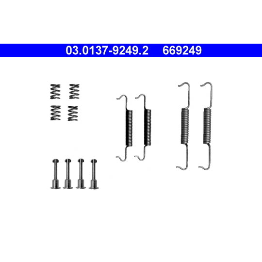 03.0137-9249.2 Accessory Kit, parking brake shoes
