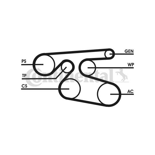 7PK2000 V-Ribbed Belt