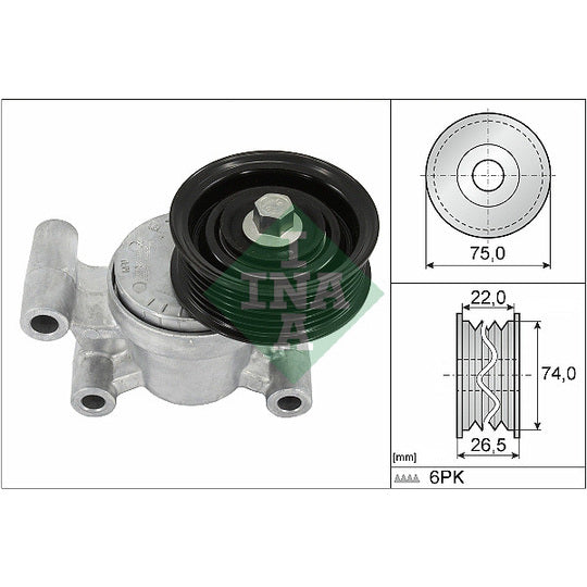 534 0293 10 Tensioner Lever, v-ribbed belt
